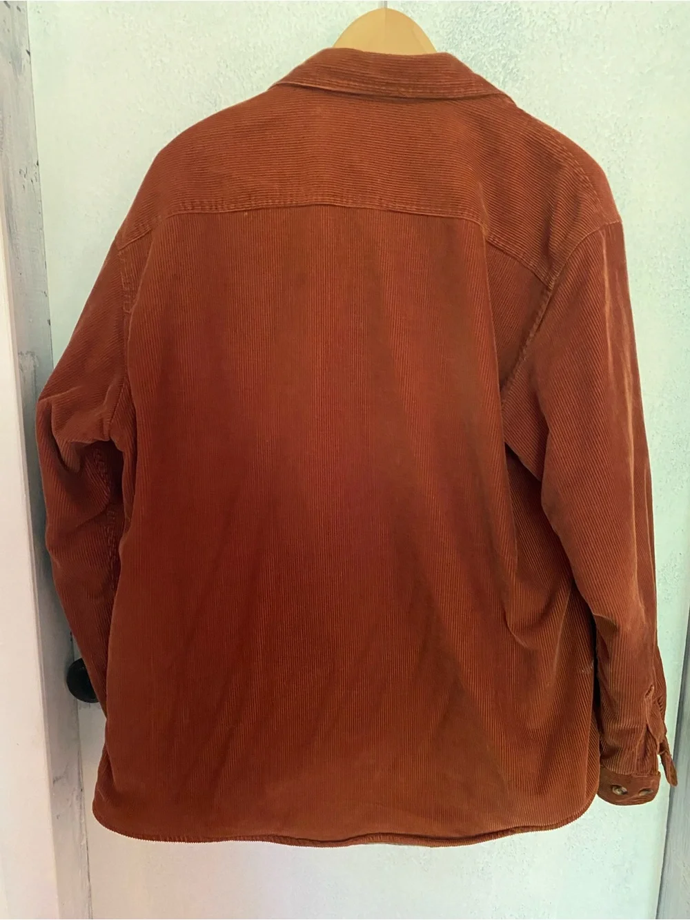 Arrow Men's Corduroy Shirt Jacket in Rust